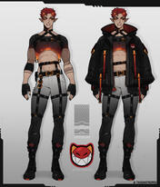 Character reference sheet example